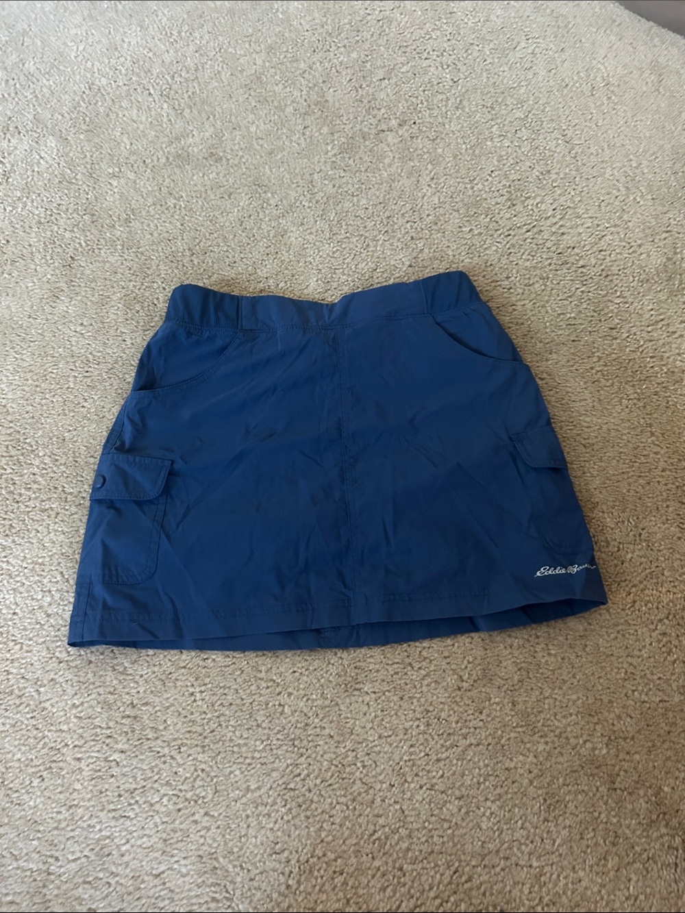 Eddie Bauer Royal Blue Athletic Skort with Cargo Pockets